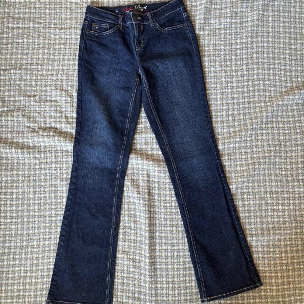 Low Rise Bootcut Tommy Hilfiger Dark Wash Jeans Hope Boot Size 4L